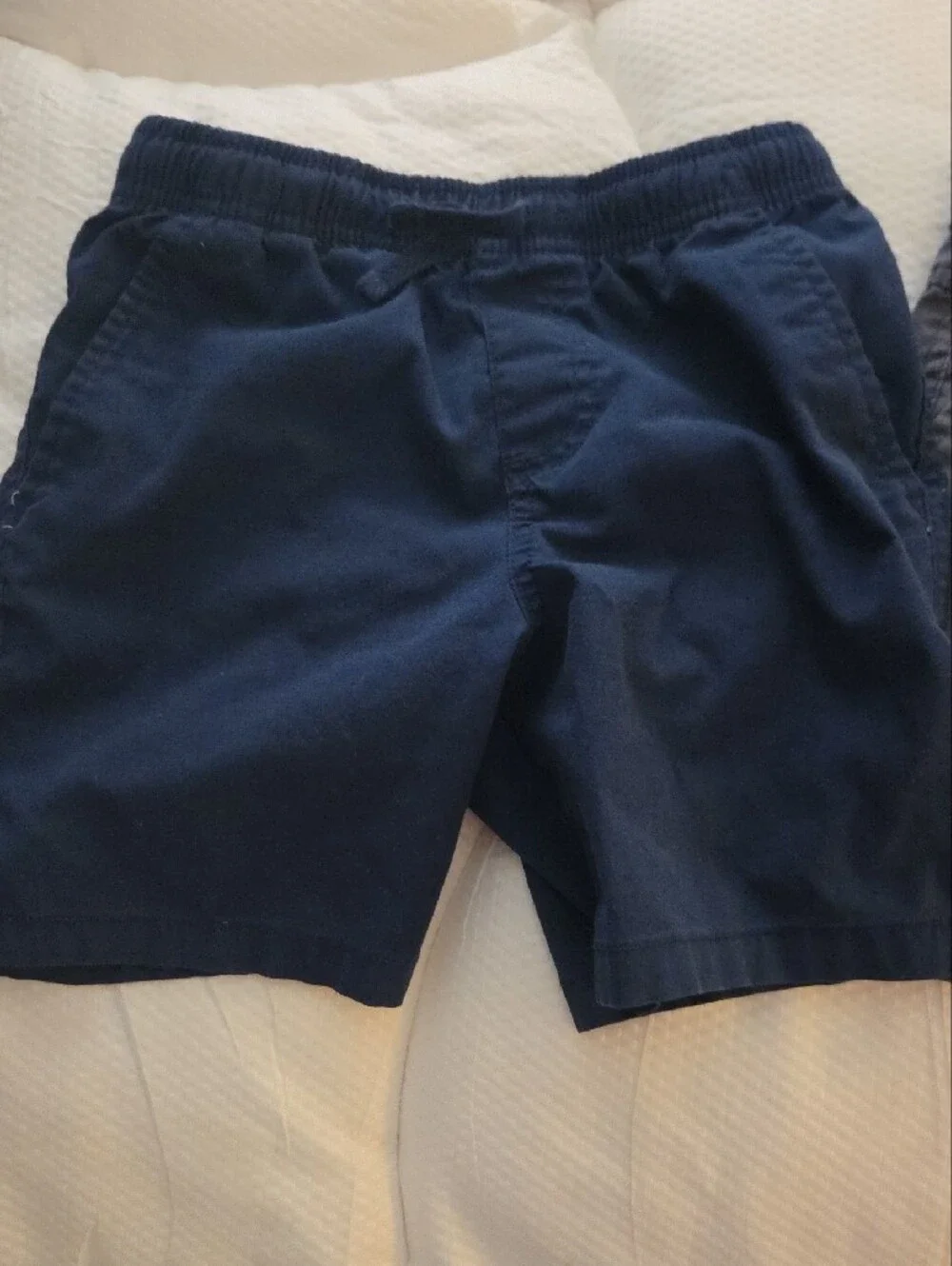 wonder nation Boys Pull-On Shorts in Navy and Gray